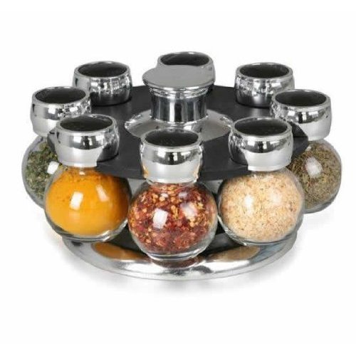 Longden Enterprises GSR1020 Spice Orb 8 Jar Spice Rack case of 2
