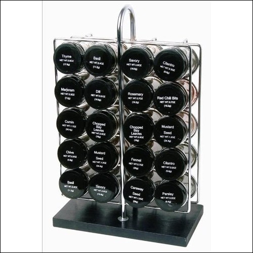 Longden Enterprises GSR3321 Spice Station 20 Jar Spice rack case of 2