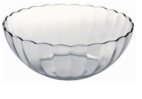 Lancaster Colony SM400031703 Bella Scalloped Bowl#44; 2 qt#44; clear#44; pk 6 ea