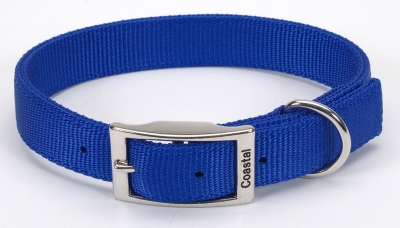 Coastal Pet Products Co06372 18 In. Double Web Collar - Blue
