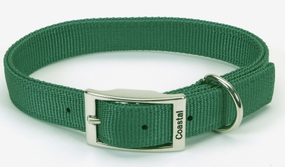 Coastal Pet Products Co06388 18 In. Double Web Collar - Hunter