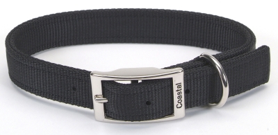 Coastal Pet Products Co06390 20 In. Double Web Collar - Black