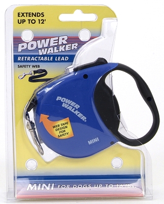 Coastal Pet Products Co08785 8702 X-small Power Walker Retractable Lead - Blue