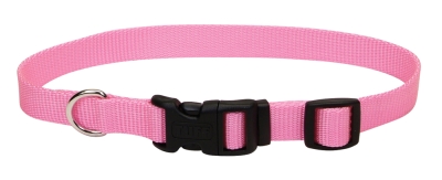 Coastal Pet Products Co64010 6401 .63 In. Adjustable Tuff Collar - Bright Pink