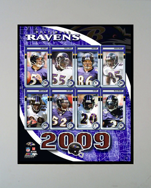 Encore Select M2FBBAL2009 2009 Baltimore Ravens 11x14 Mat