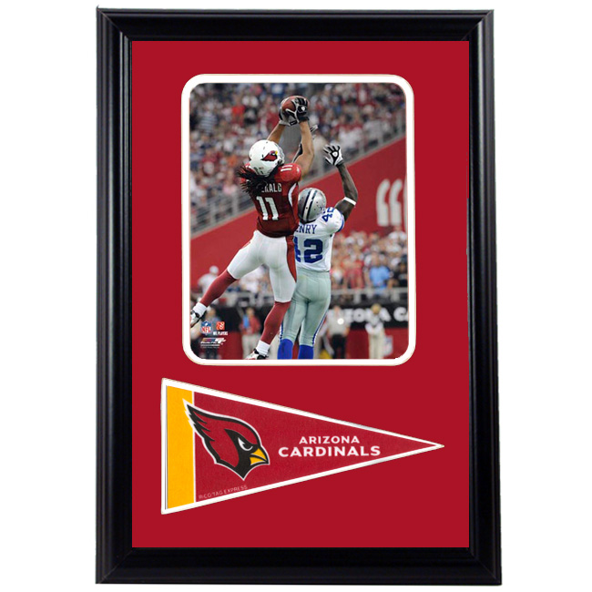 Encore Select 188FBAZ11 Arizona Cardinals Larry Fitzgerald 12x18 Pennant Frame