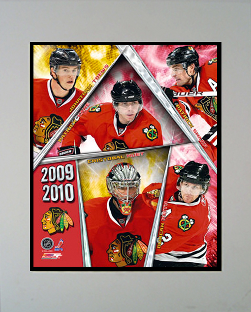 Encore Select M2HKYCHI2010 2010 Chicago Blackhawks 11x14 Matted Photo