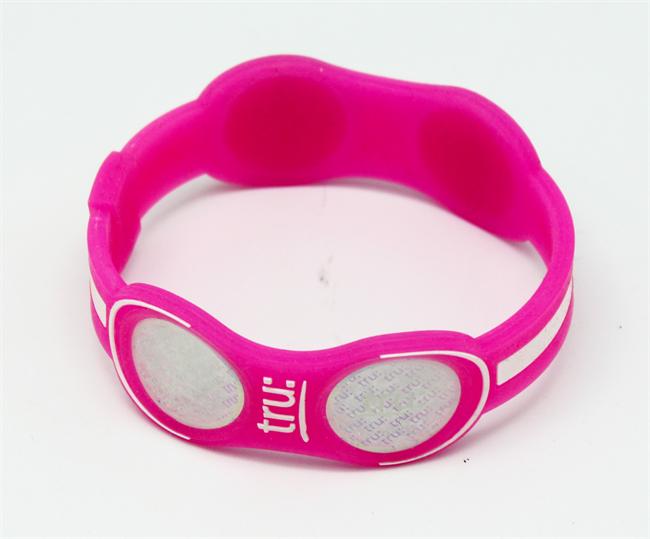Encore Select TRUB5 Medium Performance Wristband with 4 Holograms  Pink