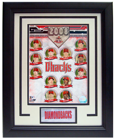 Encore Select PRDFE0E484 2008 Arizona DiamondBacks Photograph in a 11 in. x 14 in. Deluxe Photograph Frame