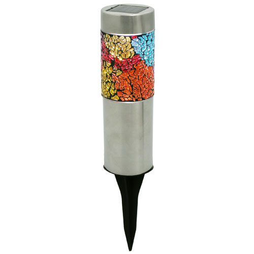 Flipo Group SOL-MOSTKLT-2 Solar Mosaic Stake Light Multi-Color- Set of 4 Flipo Group SOL-MOSTKLT-2 Solar Mosaic Stake Light Multi-Color- Set of 4