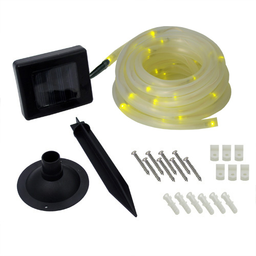 Flipo Group SOL50LEDTYW Solar Rope Light  Yellow