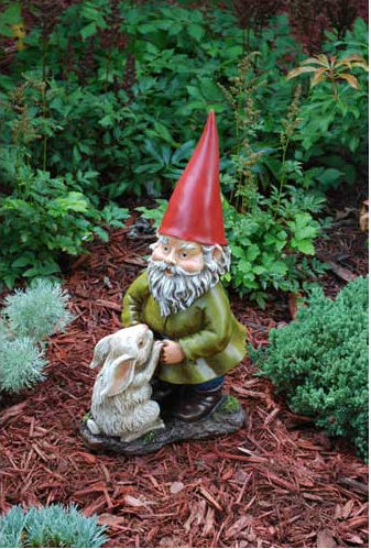 Echo Valley EV4196 Rabbit Bobblehead Gnome