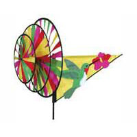 Pd22106 Hummingbird Triple Wind Spinner