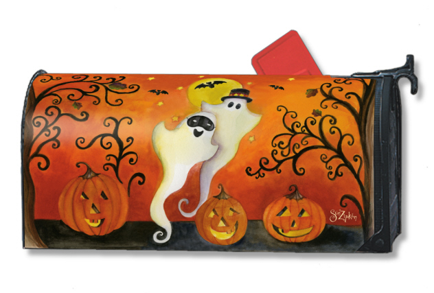 Magnet Works#44; MAIL04199 Halloween Ghosts MailWrap