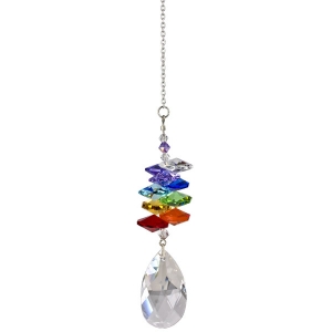 Woodstock Chimes WOODCCAL Crystal Cascade Almond