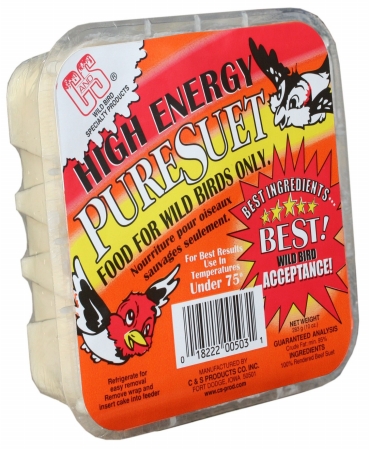 Camp;S Products CS503 10oz. High Energy Pure Suet Cake