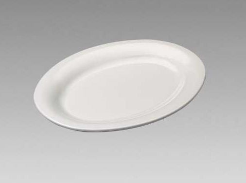 Gessner Products Iw-0334-wh Oval Platter, 7.25 In. X 5 In.- Case Of 12