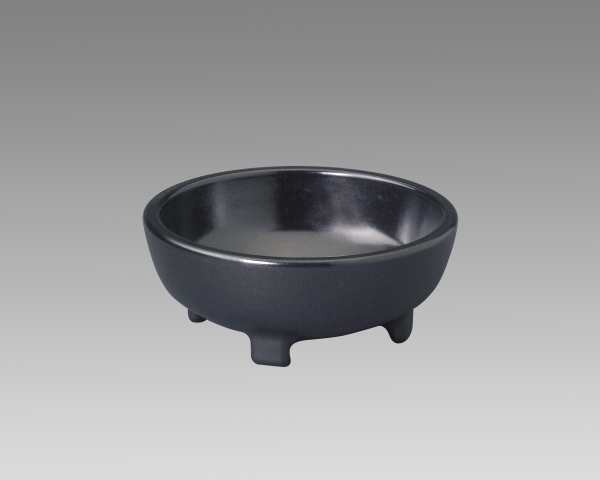 Gessner Products Iw-0354-bk 4 Oz. Melamine Molcajete Bowl- Case Of 12