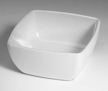 Gessner Products Iw-0620-bk 13 Oz. Square Bowl- Case Of 12