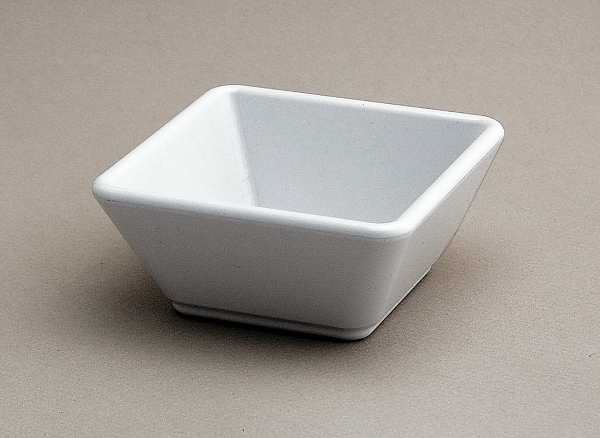 Gessner Products Iw-0624-wh 3 Oz. Square Flared Dish- Case Of 12