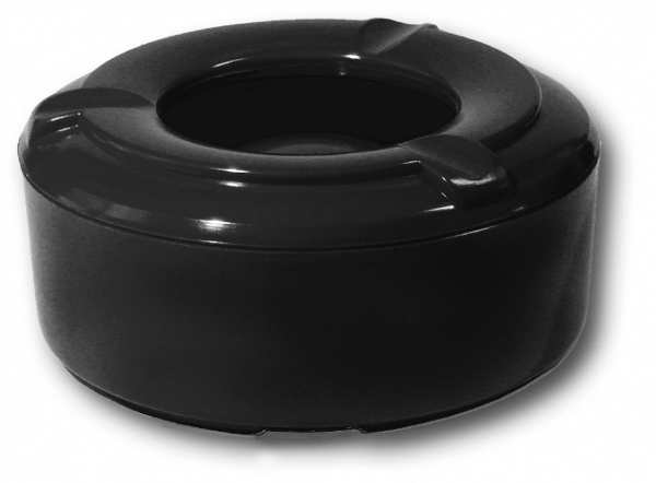 Gessner Products Iw-391-bk Windproof Ashtray 4 In. Dia. X 1.75 In. Deep- Case Of 12