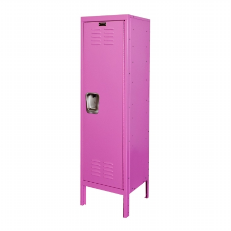 Hallowell HKL1515541BG Kid Locker Bubble Gum Pink#44; Single Tier#44; 1Wide#44; KnockDown