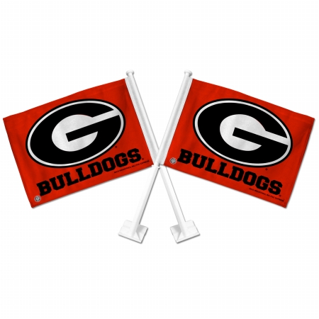 Rico Tag Industries 151199 Georgia Bulldogs NCAA Car Flags 2-Pack