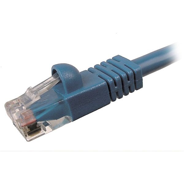 10Ft Cat6 Blue Snagless Moldedrj45 M-M Network Patch Cable
