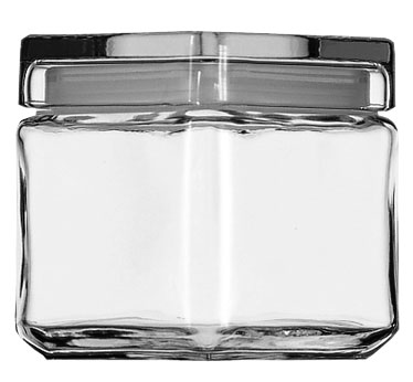 Stackable Square Jar 85587r - Pack Of 4
