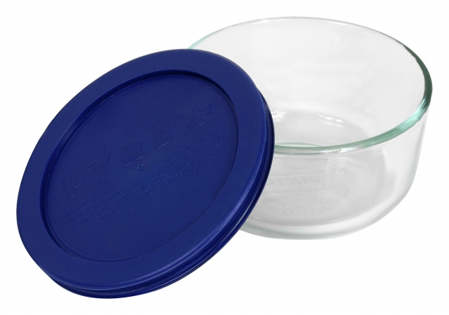 2 Cup Storage Plus Round Dish With Plastic Cover 6017399 - Pack Of 6
