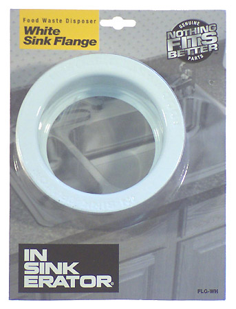 White Garbage Disposer Sink Flanges Flgwh