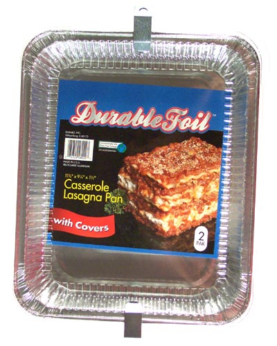 Casserole Lasagna Foil Pan D48020 - Pack Of 12