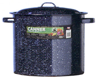 33 Quart Black Granite Canner With Lid 0709-2 - Pack Of 2