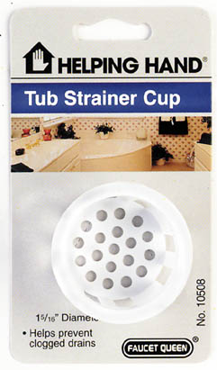 Helping Hands 1-.31in. White Strainer Cup 10508 - Pack Of 3