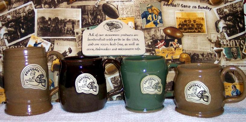 Fb-mug16 Football Mugs - 16 Oz Java Taster