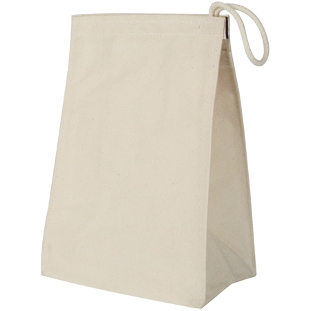 145668 7"w X 9.5"h X 5"d Cotton Lunch Bag