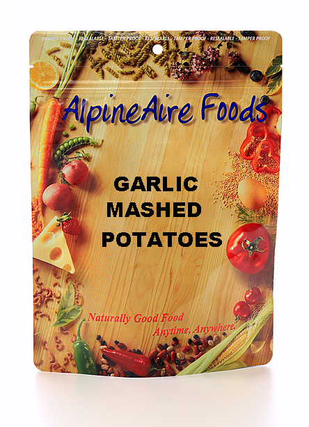 Alpine Aire 286066 2oz. Garlic Mashed Potatoes Food