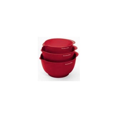 Kitchen   on Kitchenaid Kg175er Kitchenaid 3pc Red Mix Bowl Set