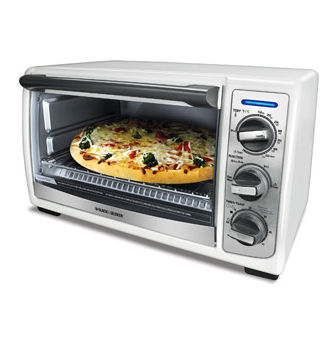 Black and Decker TRO4075 Convection Toaster Oven  White