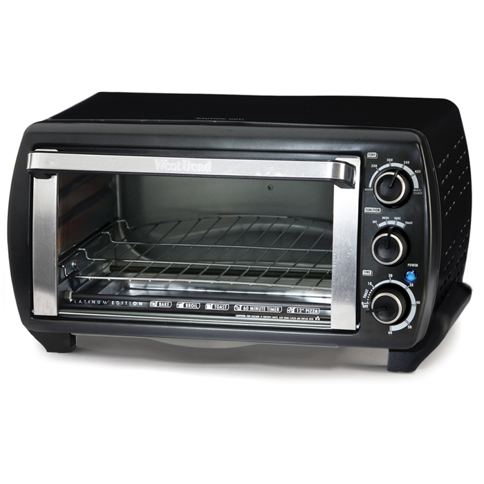West Bend 74106 6Slice Toaster OvenBlack