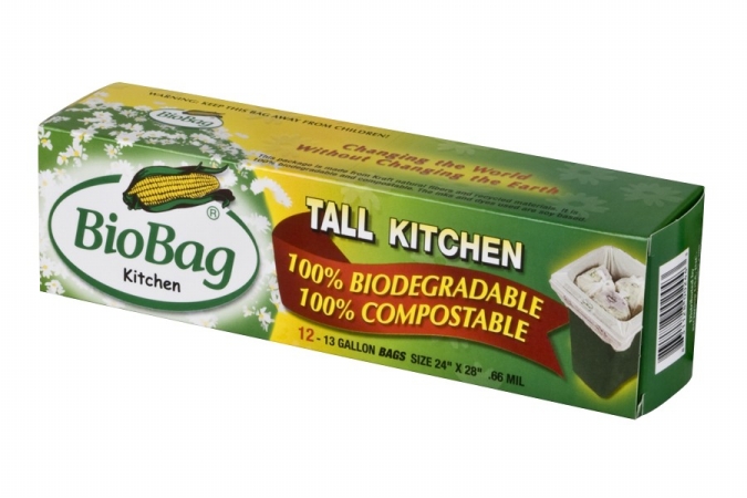 Bio Bag BIB187684P3 Tall Kitchen Bio Bags 13 Gal#44; 12 Bags per Box. This multi