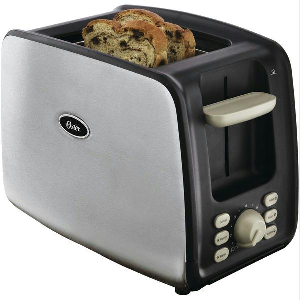 OSTER 6340000000 Stainless Steel 2Slice Retractable Cord Toaster