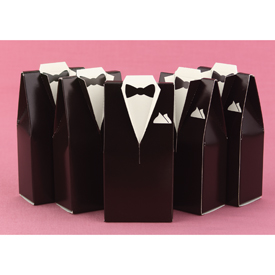 Shopzeus USA zeusd1HOBH4332373 Brown Tuxedo Favor Boxes