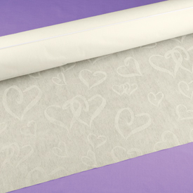 Shopzeus Usa Zeusd1hobh4332405 Linked at the Heart Aisle Runner Ivory by Shopzeus USA