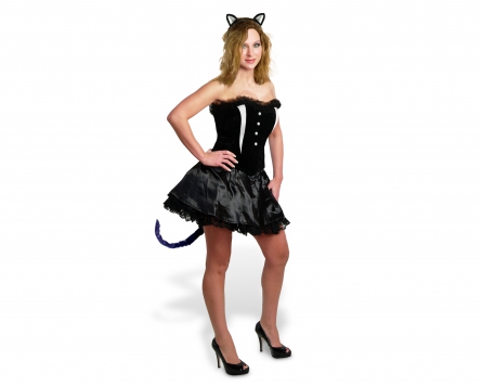 3602-s-m Cat Corset-skirt Small-medium