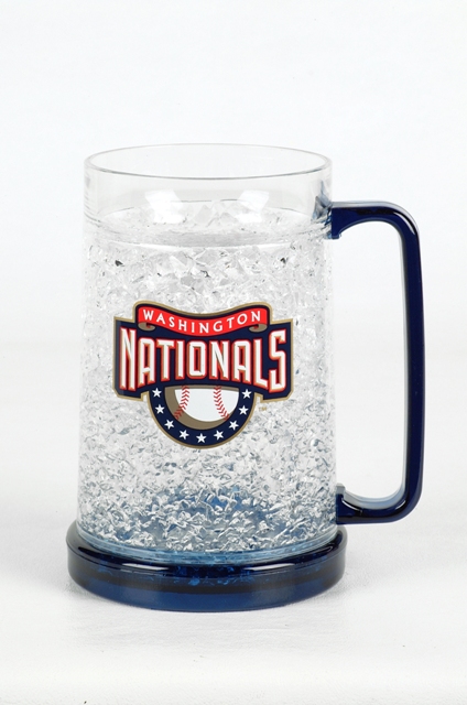 Duckhouse Cmbbwas Washington Nationals 16oz Crystal Freezer Mug