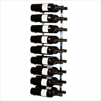 Wine Master Cellars MAG2P VintageView MAG Platinum Series Eighteen Bottle Wall Mounted Magnum Wine Rack