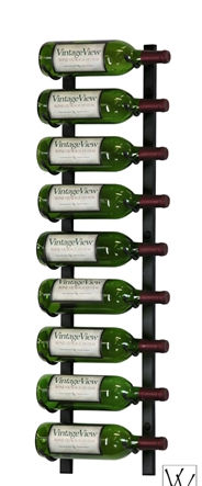 Wine Master Cellars WS31K VintageView WS3 Series Nine Bottle Wall Mounted Wine R