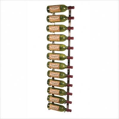 Wine Master Cellars WS41P VintageView WS4 Platinum Series Twelve Bottle Wall Mou
