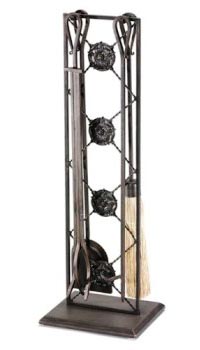 Pilgrim P19013 Fireplace Tool Set Rosettes